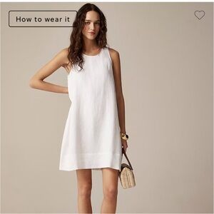 Set of 2 J. Crew Maxine Button Back Linen Dresses